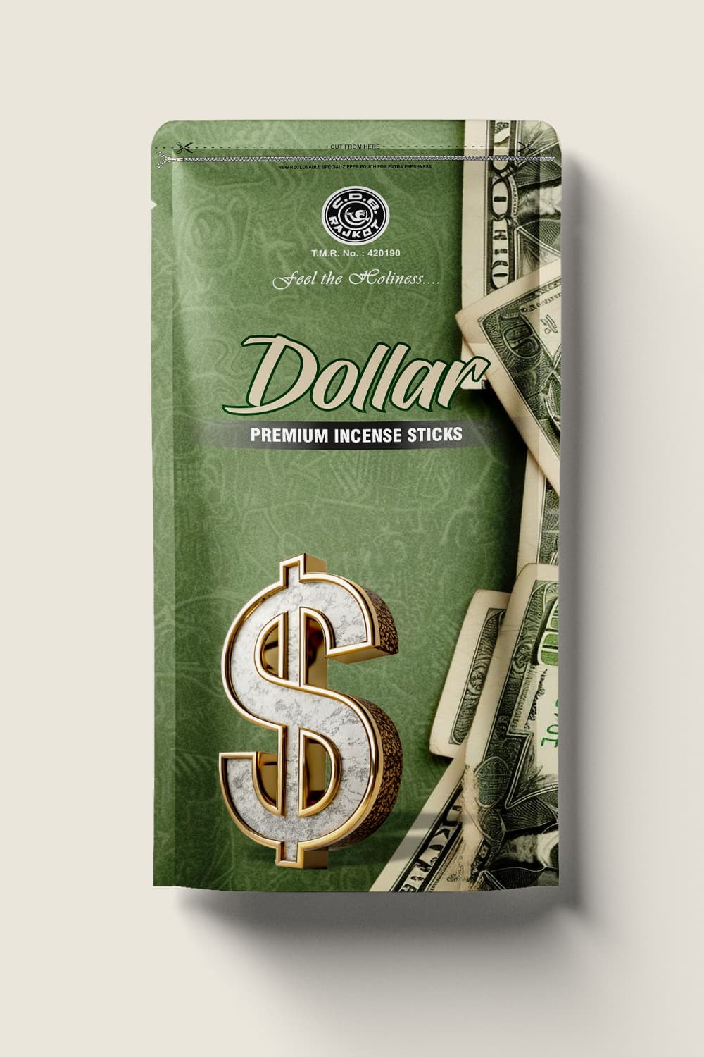 Dollar Premium Zipper