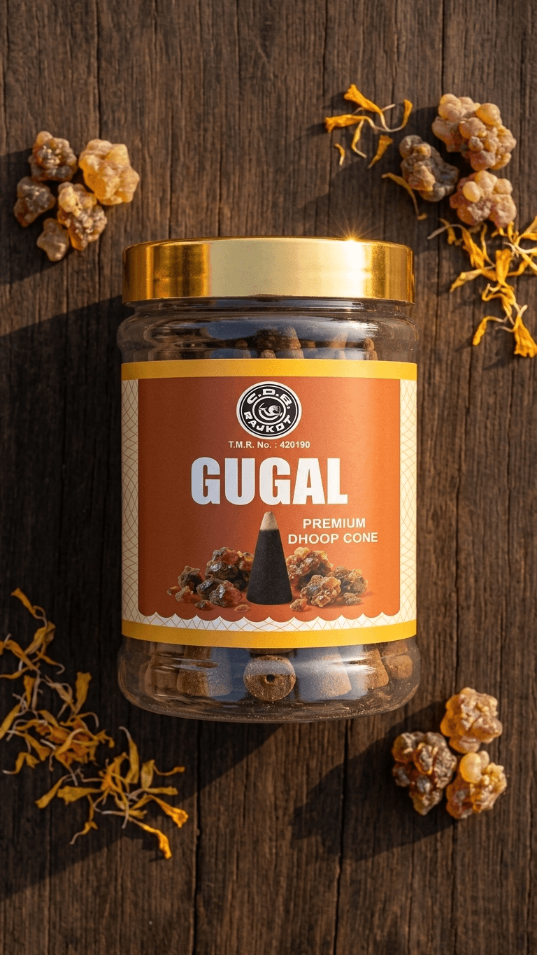 Dhoop Cone Jar