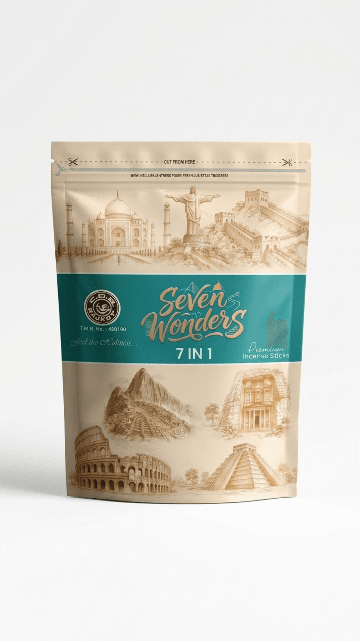 Seven Wonders 7 in 1 Premium Incense Sticks